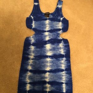 bebe Dresses - Blue and white tie-dye Bebe dress bebe Dresses - Blue and white tie-dye Bebe dress